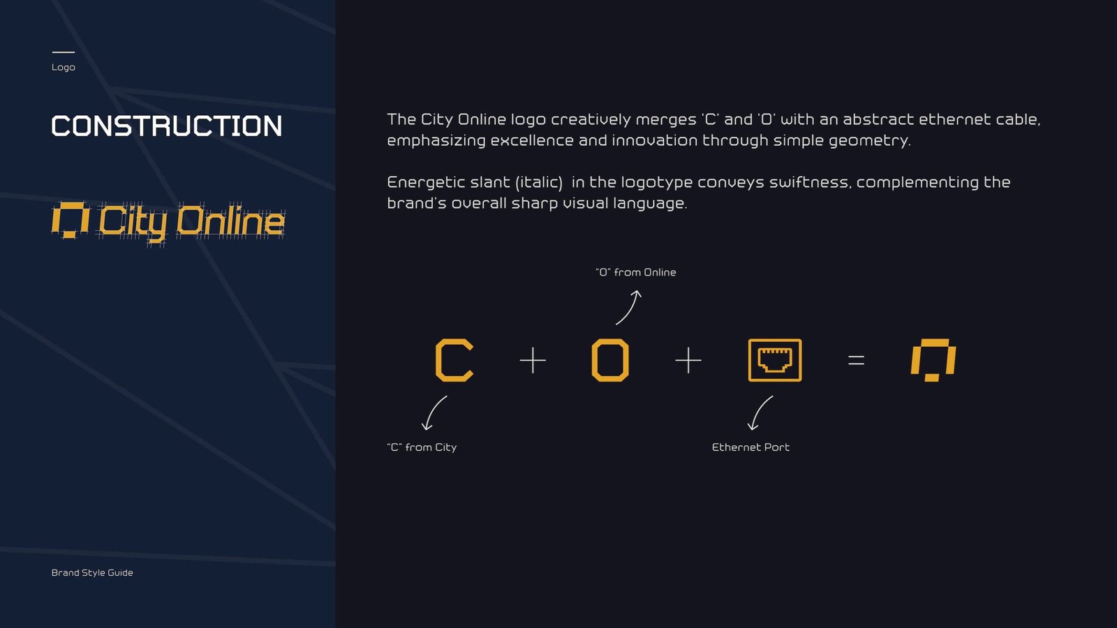 city online logo construction