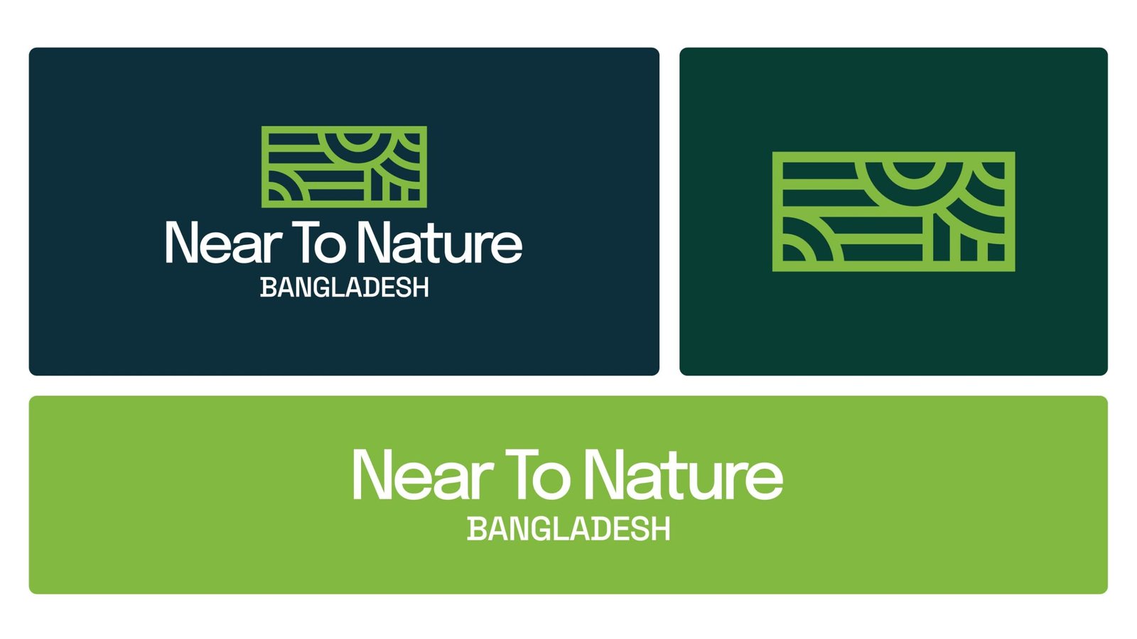 Near to nature Bangladesh logo mockup